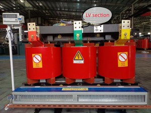 SCB10/11 1250 KVA 10/0,4 Kv 3-fazowy transformator mocy z żywicy lanej wysokiego napięcia typu suchego