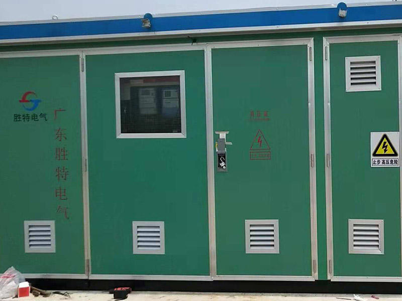 Instalacja transformatora skrzynkowego w stylu amerykańskim przy drodze ekspresowej Heyuan